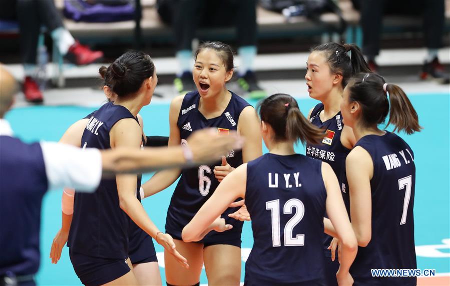 (SP)JAPAN-SAPPORO-VOLLEYBALL-WOMEN'S WORLD CUP-CHN VS KEN