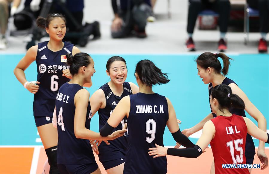 (SP)JAPAN-SAPPORO-VOLLEYBALL-WOMEN'S WORLD CUP-CHN VS KEN