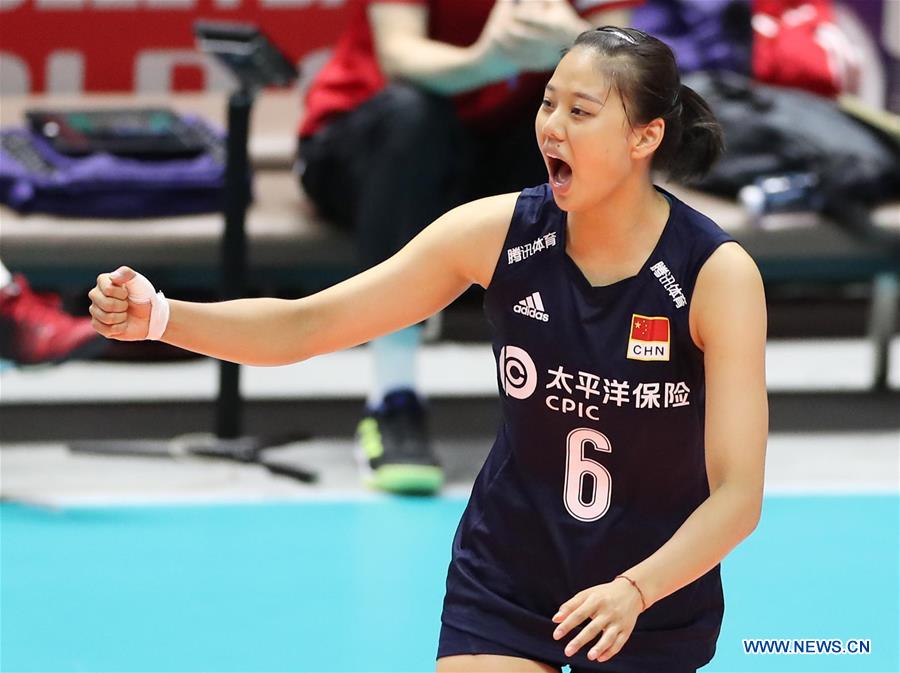 (SP)JAPAN-SAPPORO-VOLLEYBALL-WOMEN'S WORLD CUP-CHN VS KEN