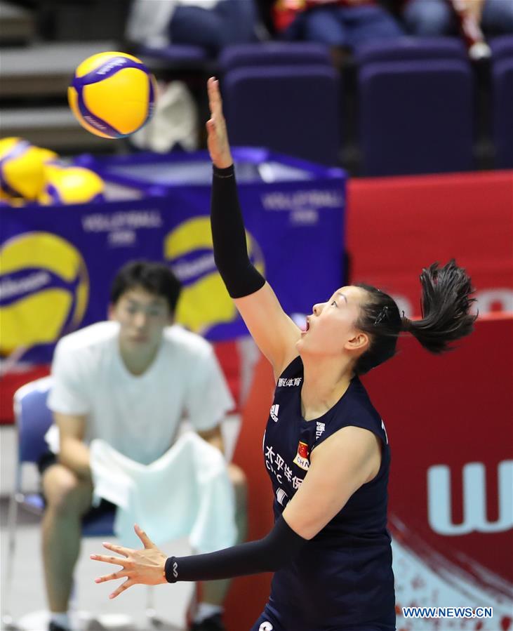 (SP)JAPAN-SAPPORO-VOLLEYBALL-WOMEN'S WORLD CUP-CHN VS KEN