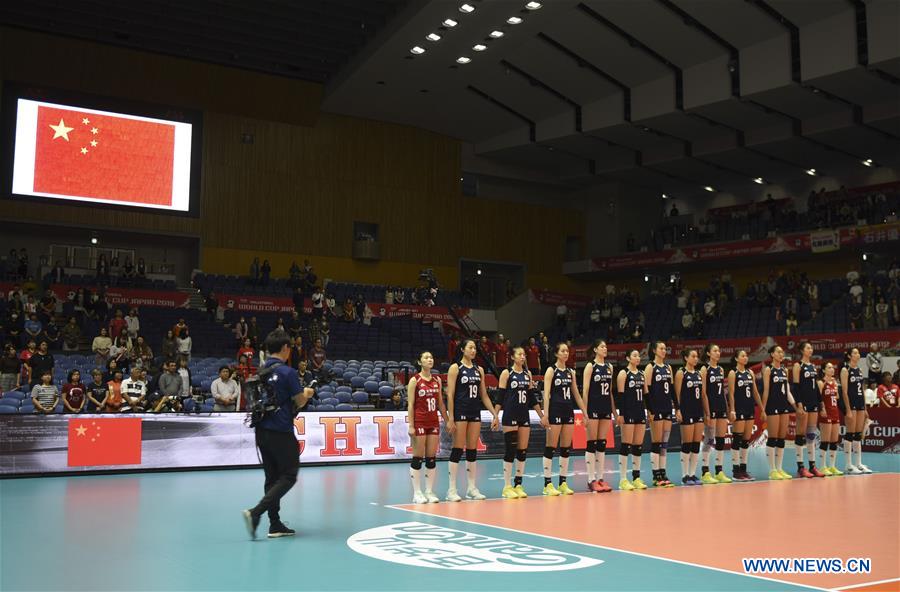 (SP)JAPAN-SAPPORO-VOLLEYBALL-WOMEN'S WORLD CUP-CHN VS KEN