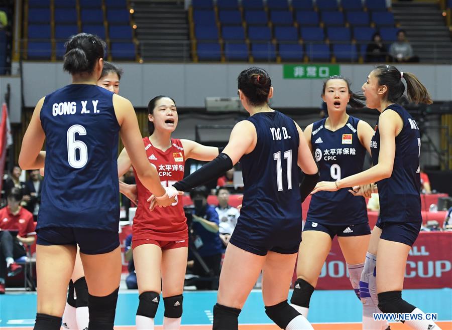 (SP)JAPAN-SAPPORO-VOLLEYBALL-WOMEN'S WORLD CUP-CHN VS KEN