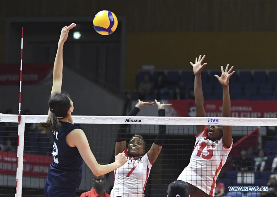 (SP)JAPAN-SAPPORO-VOLLEYBALL-WOMEN'S WORLD CUP-CHN VS KEN