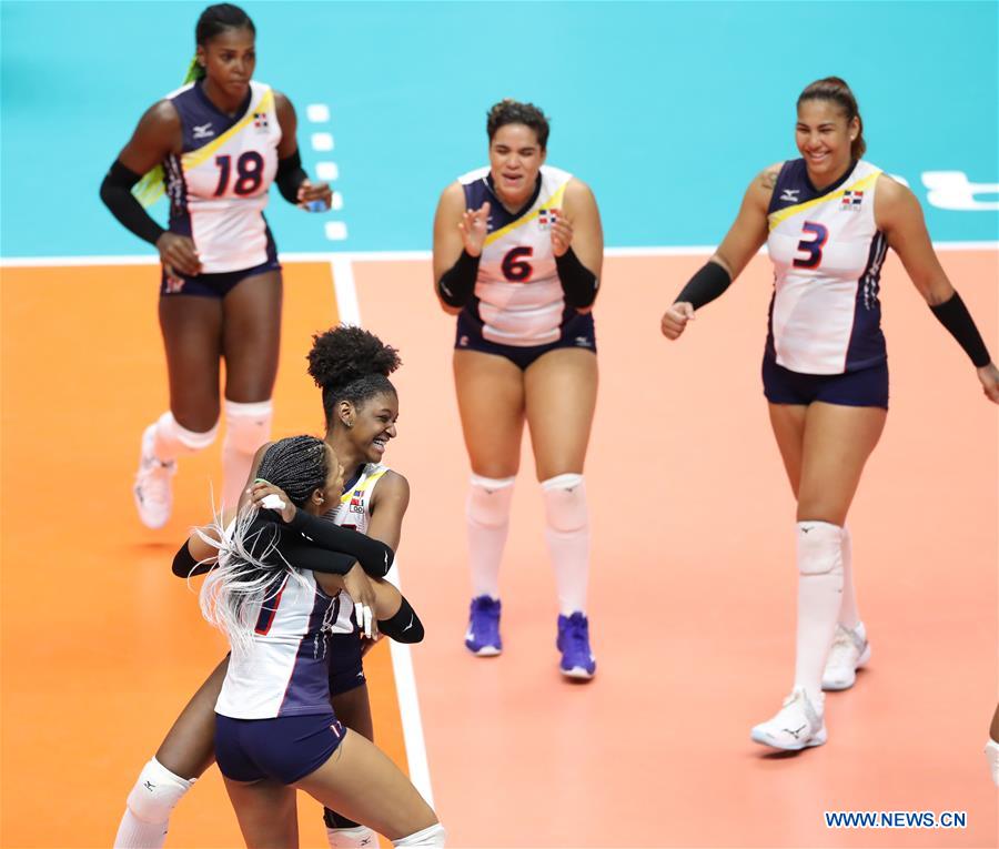 (SP)JAPAN-SAPPORO-VOLLEYBALL-WOMEN'S WORLD CUP-DOM VS USA