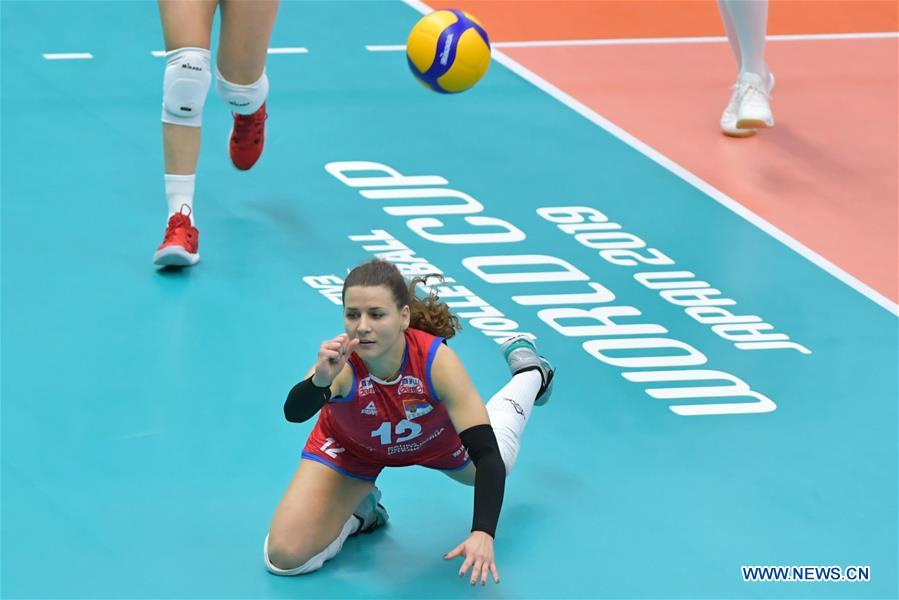 (SP)JAPAN-TOYAMA-VOLLEYBALL-WOMEN'S WORLD CUP-KOR VS SRB