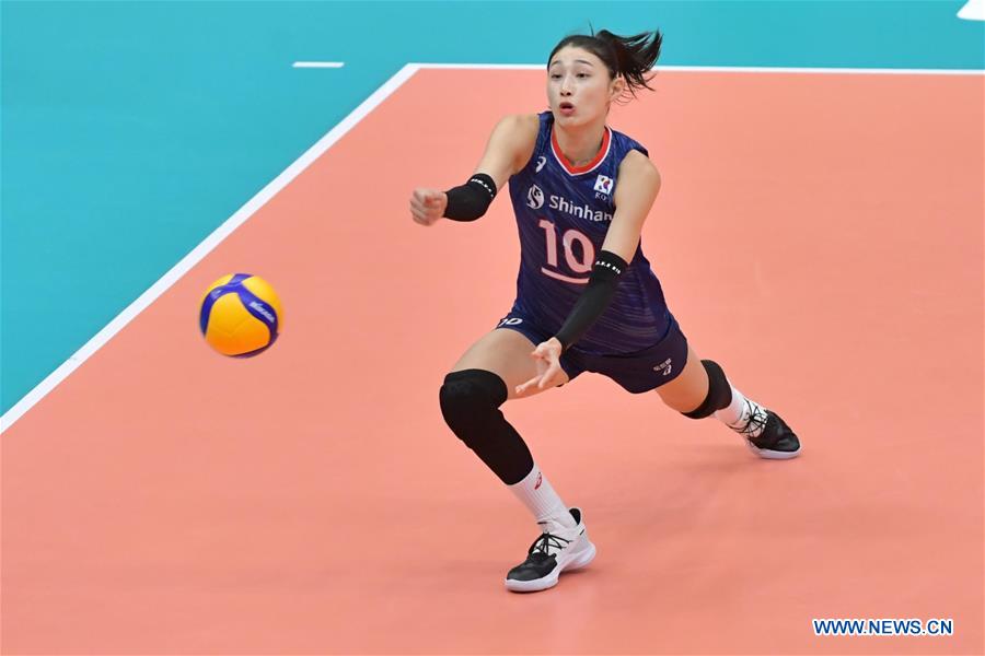 (SP)JAPAN-TOYAMA-VOLLEYBALL-WOMEN'S WORLD CUP-KOR VS SRB