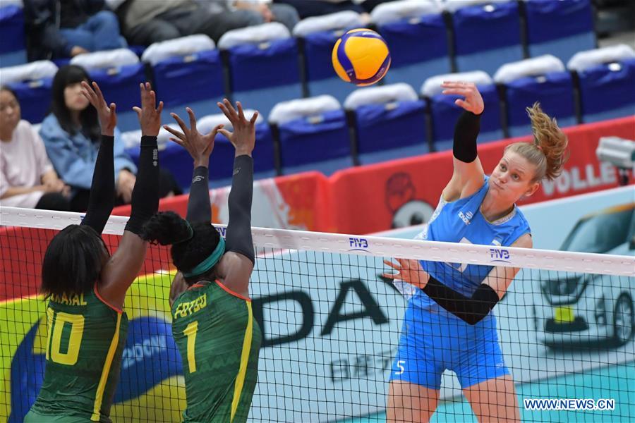 (SP)JAPAN-TOYAMA-VOLLEYBALL-WOMEN'S WORLD CUP-CMR VS ARG