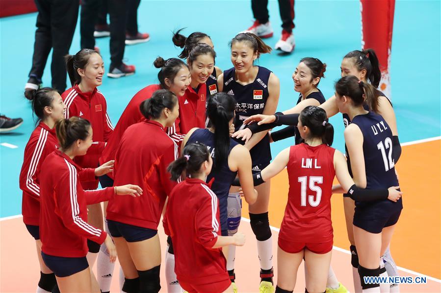 (SP)JAPAN-SAPPORO-VOLLEYBALL-WOMEN'S WORLD CUP-CHN VS KEN