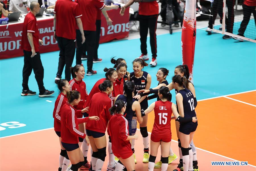 (SP)JAPAN-SAPPORO-VOLLEYBALL-WOMEN'S WORLD CUP-CHN VS KEN