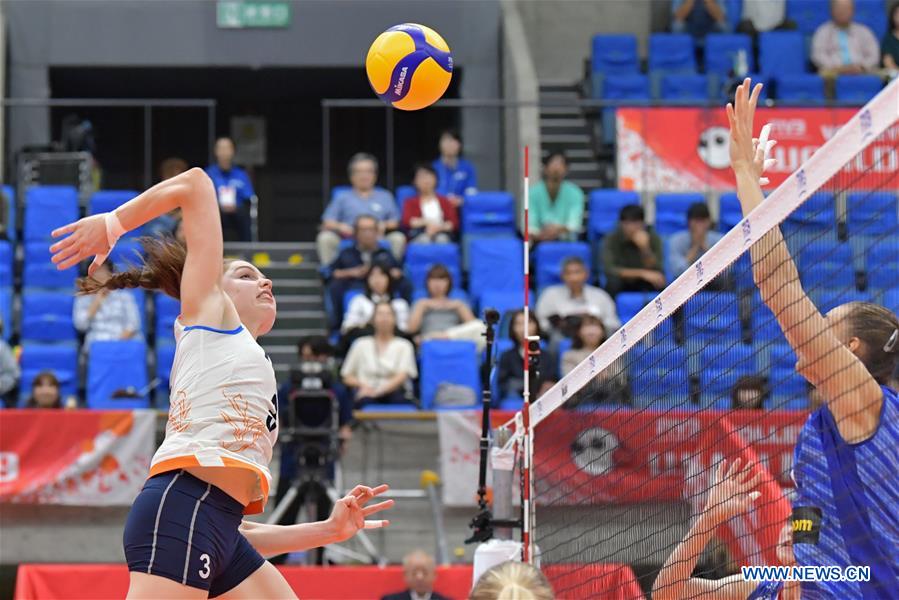 (SP)JAPAN-TOYAMA-VOLLEYBALL-WOMEN'S WORLD CUP-RUS VS NED