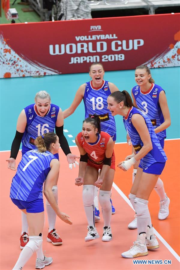 (SP)JAPAN-TOYAMA-VOLLEYBALL-WOMEN'S WORLD CUP-RUS VS NED