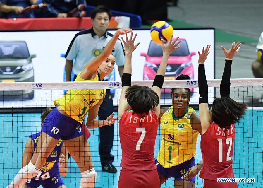 (SP)JAPAN-SAPPORO-VOLLEYBALL-WOMEN'S WORLD CUP-JPN VS BRA