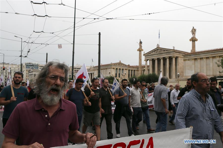 GREECE-ATHENS-LABOR UNIONS-STRIKE