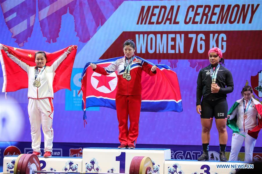 (SP)THAILAND-PATTAYA-WEIGHTLIFTING CHAMPIONSHIPS-WOMEN'S 76KG