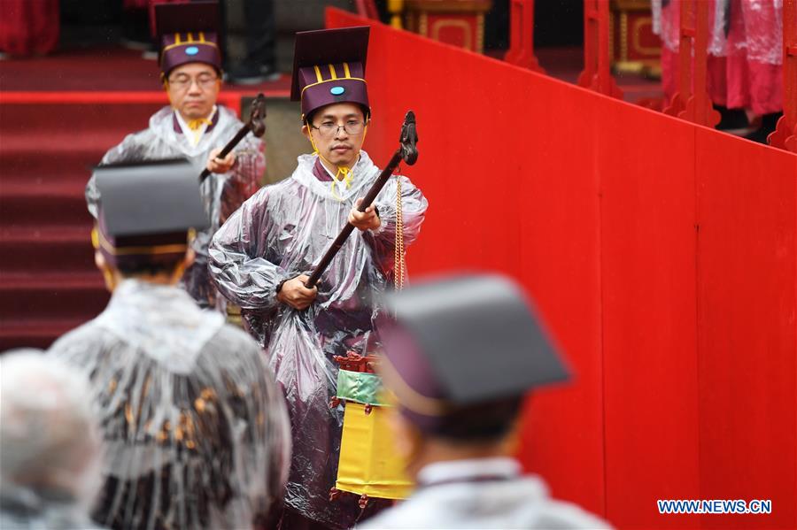 CHINA-TAIPEI-CONFUCIUS-BIRTH COMMEMORATION (CN)