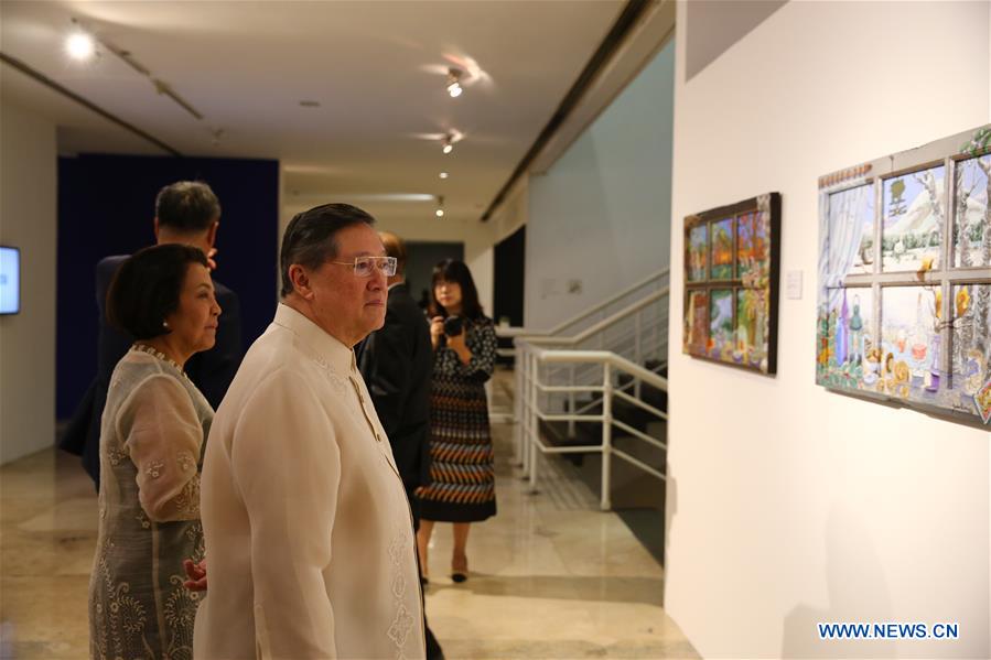 PHILIPPINES-MANILA-PAINTING EXHIBITION