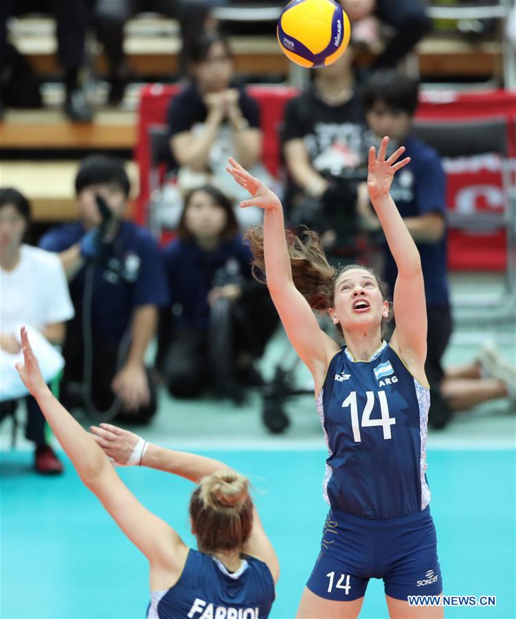 (SP)JAPAN-OSAKA-VOLLEYBALL-WOMEN'S WORLD CUP-JPN VS ARG