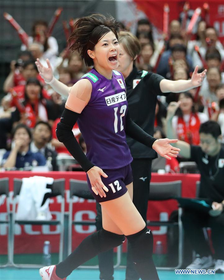 (SP)JAPAN-OSAKA-VOLLEYBALL-WOMEN'S WORLD CUP-JPN VS ARG