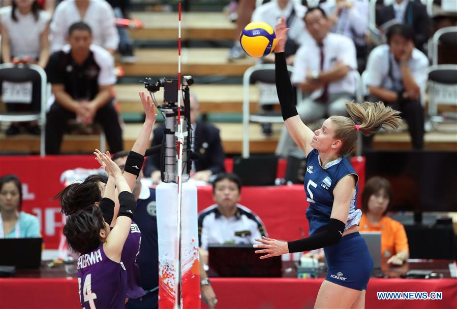 (SP)JAPAN-OSAKA-VOLLEYBALL-WOMEN'S WORLD CUP-JPN VS ARG