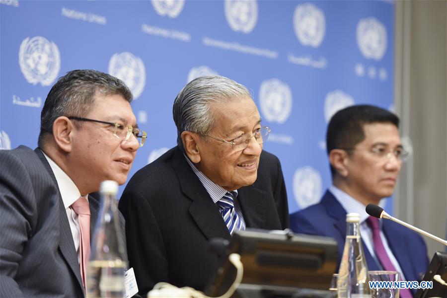 UN-GENERAL ASSEMBLY-MALAYSIAN PM-PRESS CONFERENCE