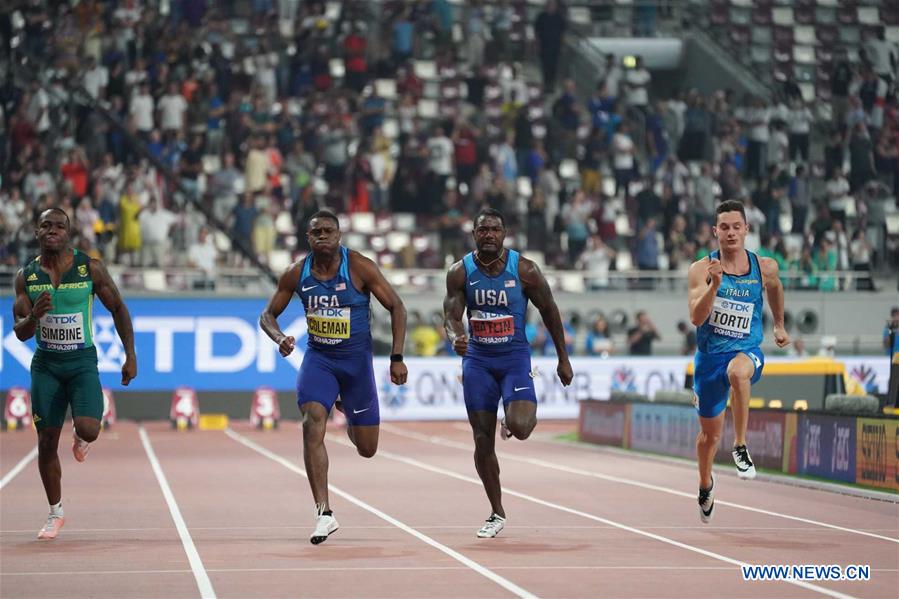 Highlights Of Men's 100m Semi-final At IAAF World Athletics ...