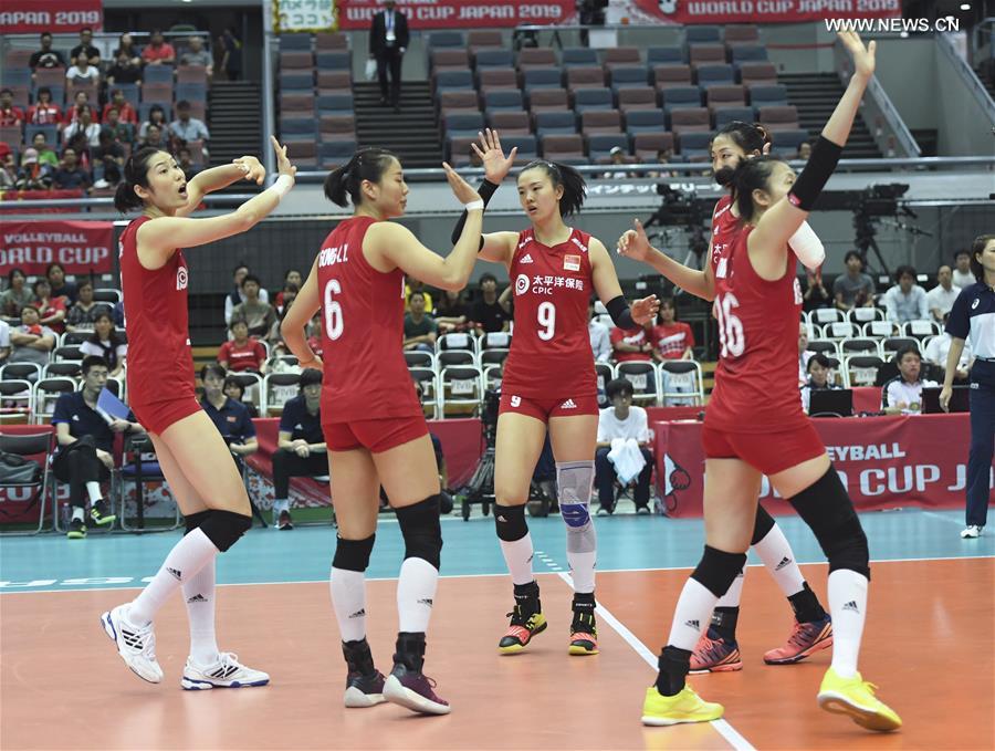 (SP)JAPAN-OSAKA-VOLLEYBALL-WOMEN'S WORLD CUP-CHN VS ARG