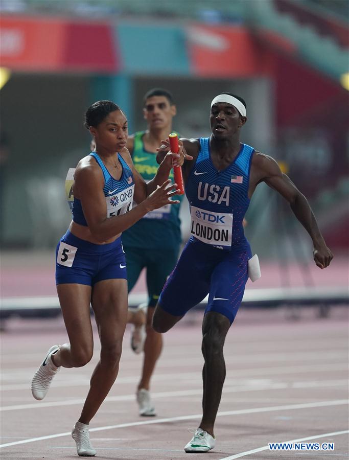 (SP)QATAR-DOHA-IAAF WORLD ATHLETICS CHAMPIONSHIPS-4X400M MIXED RELAY