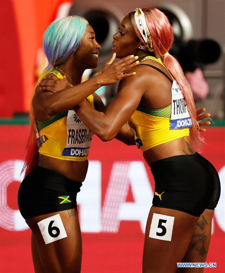 (SP)QATAR-DOHA-ATHLETICS-IAAF WORLD CHAMPIONSHIPS-WOMEN'S 100M