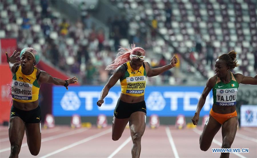 (SP)QATAR-DOHA-ATHLETICS-IAAF WORLD CHAMPIONSHIPS-WOMEN'S 100M