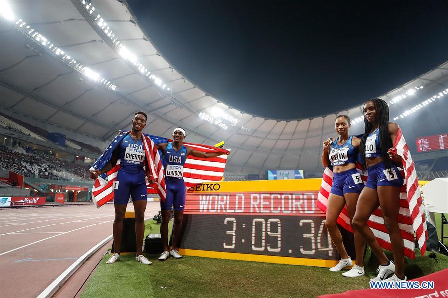 (SP)QATAR-DOHA-IAAF WORLD ATHLETICS CHAMPIONSHIPS-4X400M MIXED RELAY