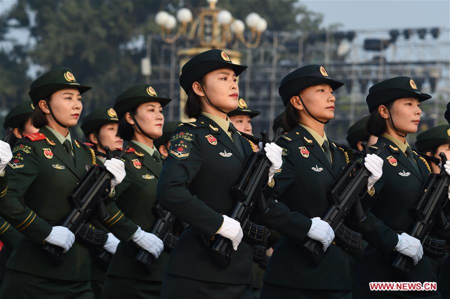 (PRC70Years)CHINA-BEIJING-NATIONAL DAY-CELEBRATIONS-PREPARATION (CN)