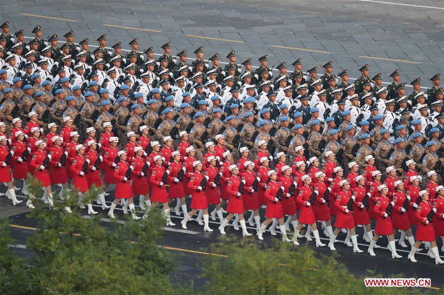 (PRC70Years)CHINA-BEIJING-NATIONAL DAY-CELEBRATIONS-PREPARATION (CN)