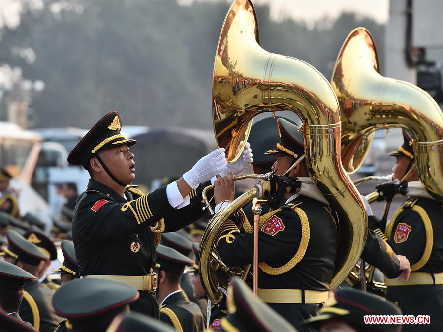 (PRC70Years)CHINA-BEIJING-NATIONAL DAY-CELEBRATIONS-PREPARATION (CN)