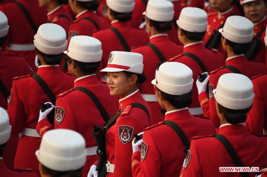 (PRC70Years)CHINA-BEIJING-NATIONAL DAY-CELEBRATIONS-PREPARATION (CN)