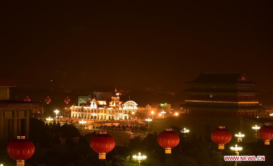 (PRC70Years)CHINA-BEIJING-NATIONAL DAY-CELEBRATIONS-PREPARATION (CN)