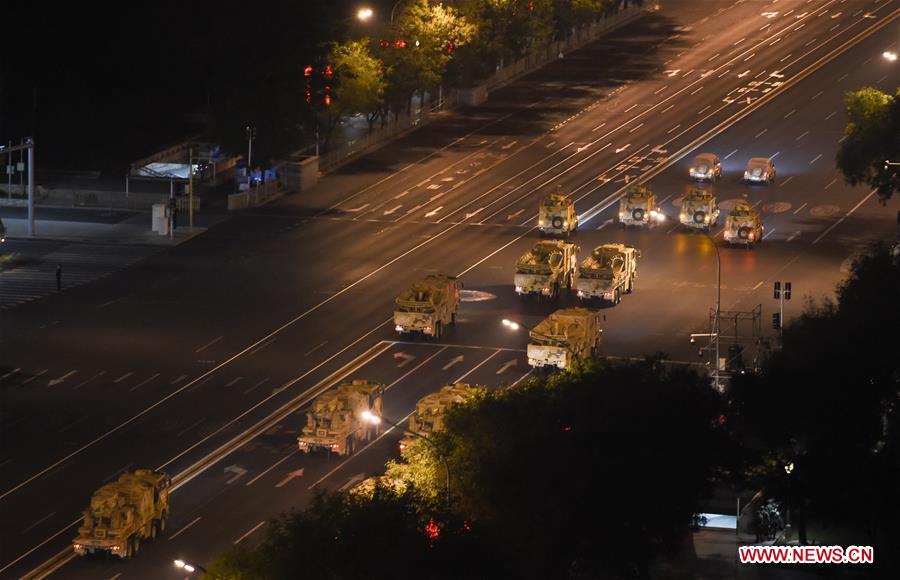 (PRC70Years)CHINA-BEIJING-NATIONAL DAY-CELEBRATIONS-PREPARATION (CN)