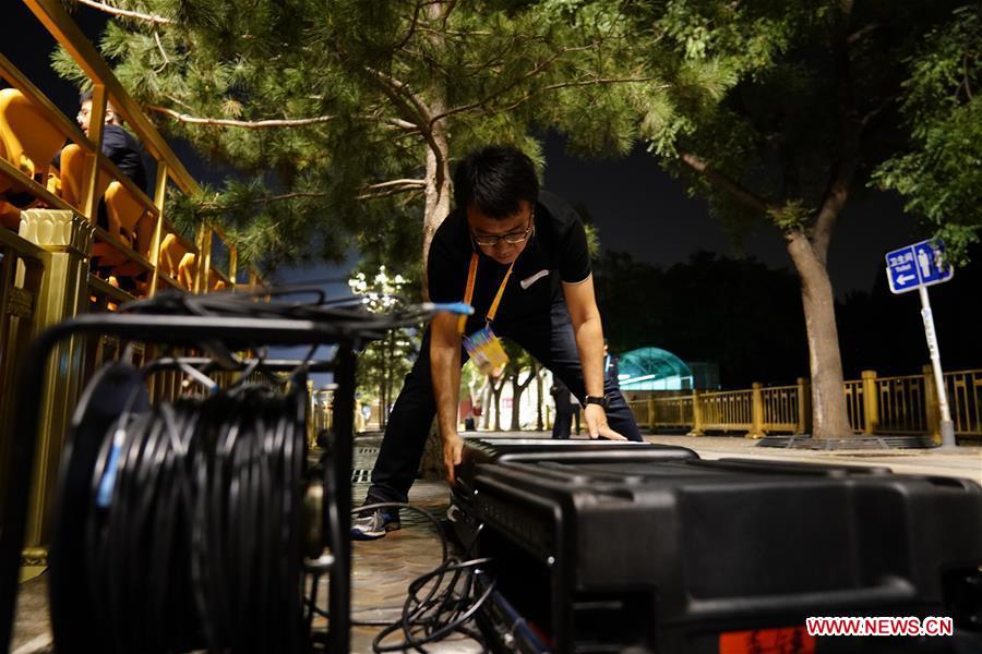 (PRC70Years)CHINA-BEIJING-NATIONAL DAY-CELEBRATIONS-PREPARATION (CN)