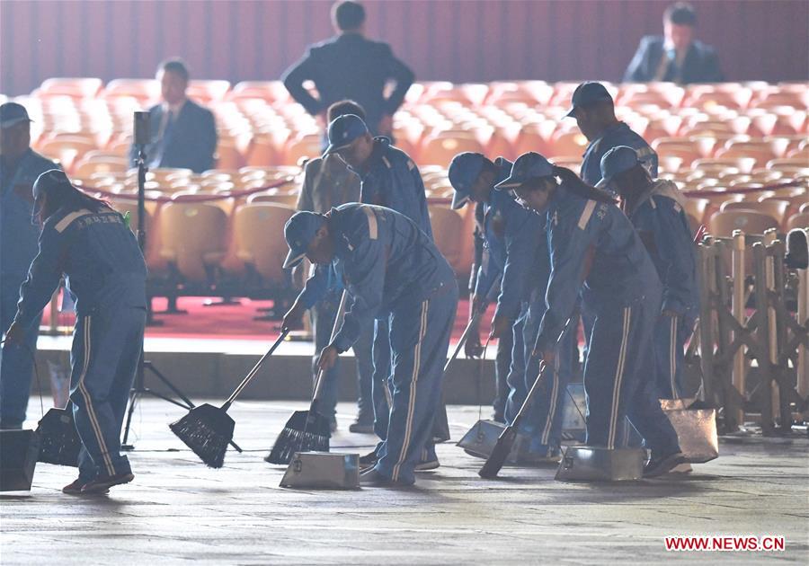 (PRC70Years)CHINA-BEIJING-NATIONAL DAY-CELEBRATIONS-PREPARATION (CN)