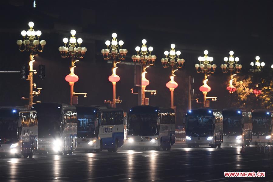 (PRC70Years)CHINA-BEIJING-NATIONAL DAY-CELEBRATIONS-PREPARATION (CN)