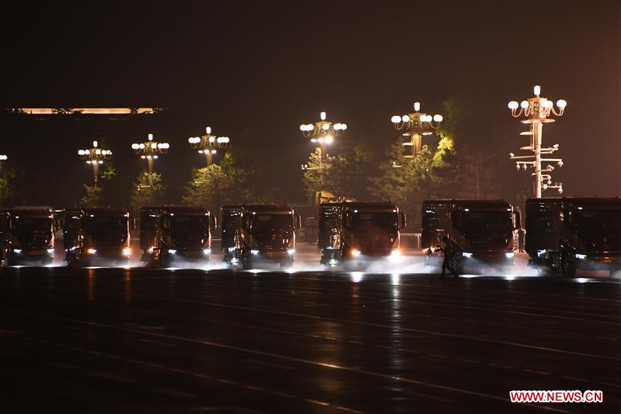 (PRC70Years)CHINA-BEIJING-NATIONAL DAY-CELEBRATIONS-PREPARATION (CN)