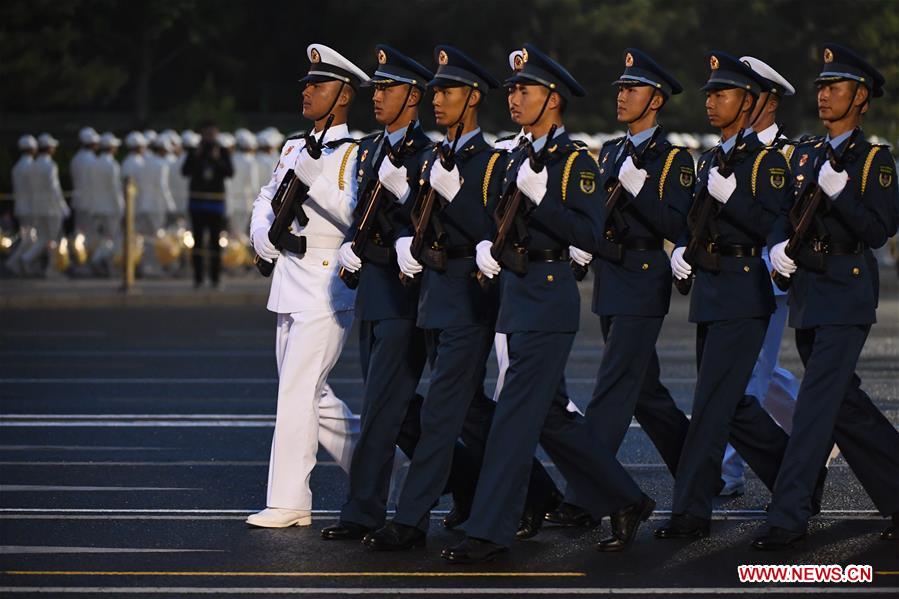 (PRC70Years)CHINA-BEIJING-NATIONAL DAY-CELEBRATIONS-PREPARATION (CN)