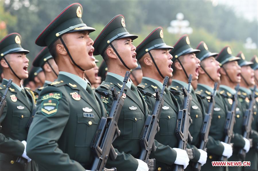 (PRC70Years)CHINA-BEIJING-NATIONAL DAY-CELEBRATIONS-PREPARATION (CN)