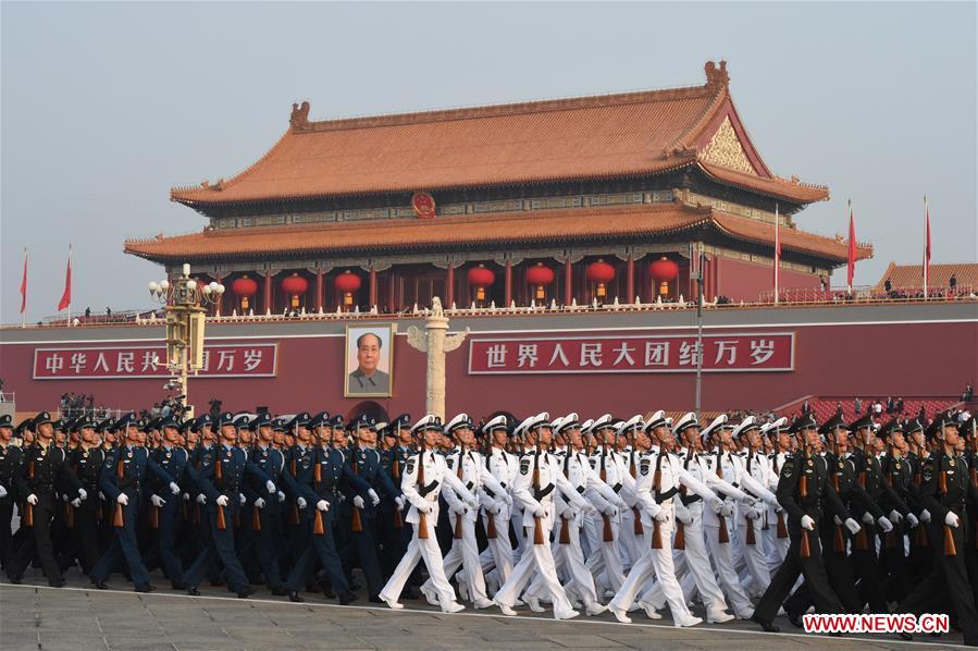 (PRC70Years)CHINA-BEIJING-NATIONAL DAY-CELEBRATIONS-PREPARATION (CN)