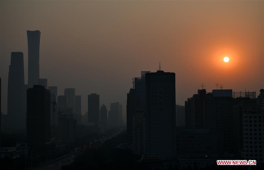 (PRC70Years)CHINA-BEIJING-NATIONAL DAY-SUNRISE (CN)