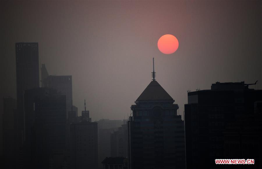 (PRC70Years)CHINA-BEIJING-NATIONAL DAY-SUNRISE (CN)