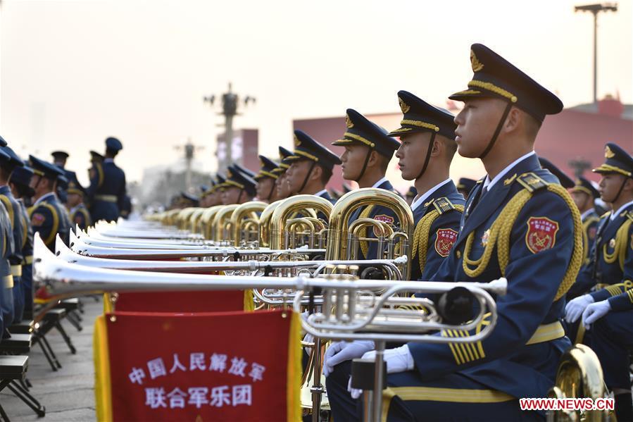 (PRC70Years)CHINA-BEIJING-NATIONAL DAY-CELEBRATIONS-PREPARATION (CN)