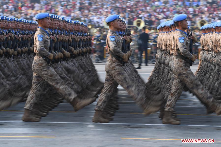 (PRC70Years)CHINA-BEIJING-NATIONAL DAY-CELEBRATIONS-PREPARATION (CN)