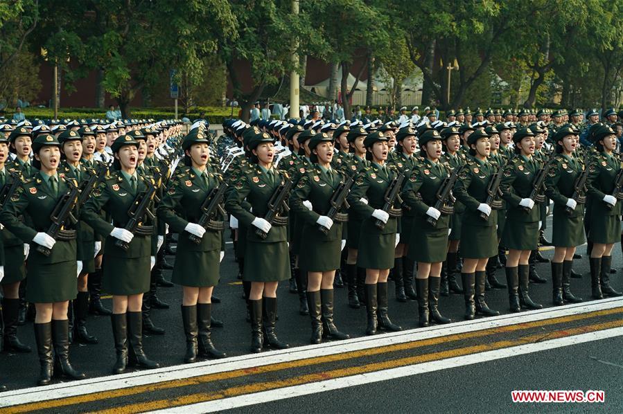 (PRC70Years)CHINA-BEIJING-NATIONAL DAY-CELEBRATIONS-PREPARATION (CN)