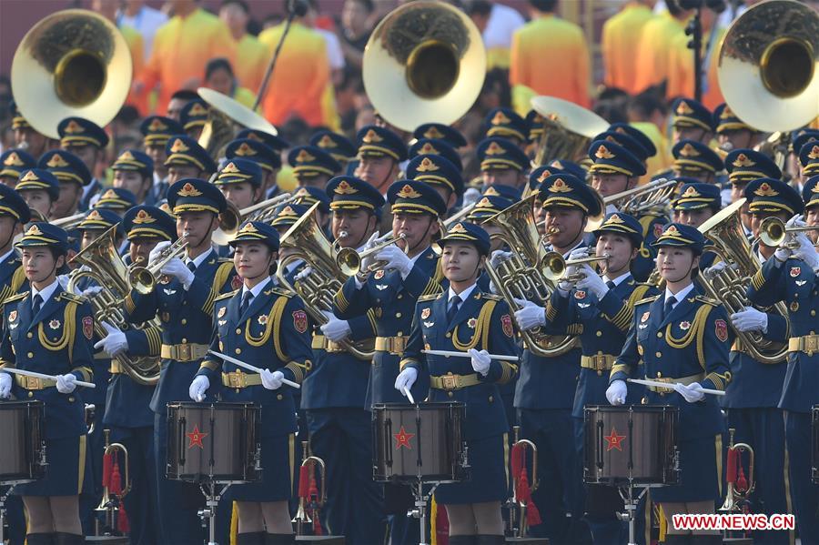 (PRC70Years)CHINA-BEIJING-NATIONAL DAY-CELEBRATIONS-PREPARATION (CN)