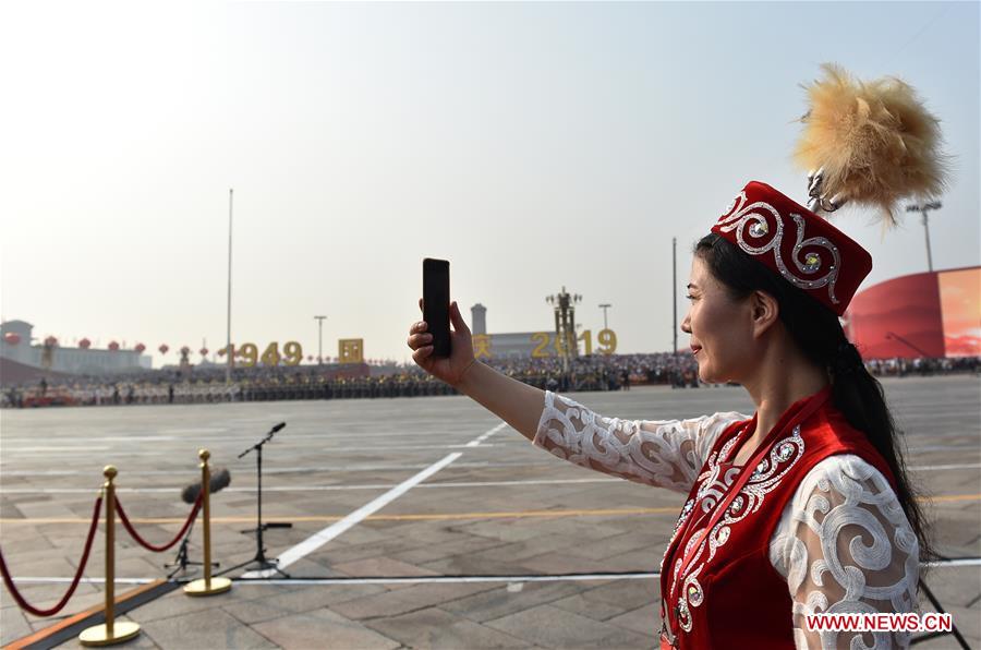 (PRC70Years)CHINA-BEIJING-NATIONAL DAY-CELEBRATIONS-PREPARATION (CN)